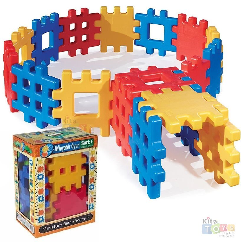 Minyatür Oyun Seti 13 P (Dev Yapı Tuğla Seri F) Puzzle