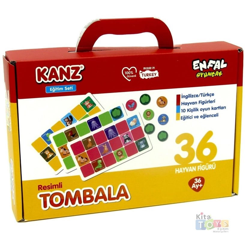 Resimli Tombala (Hafıza Oyunu) Eğitici Zeka Kartları Kanz 30850