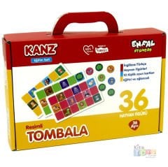 Resimli Tombala (Hafıza Oyunu) Eğitici Zeka Kartları Kanz 30850
