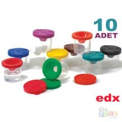 Sulu Boya Kabı 10 Lu Set (Paint Pot) Fırça Temizleme