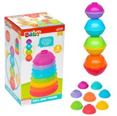 Toplu Mini Kule 8 Parça (Eğitici Kreş Oyuncakları)
