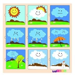 Hava Durumu (Anaokulu Mevsimler Eğitici Oyuncak)