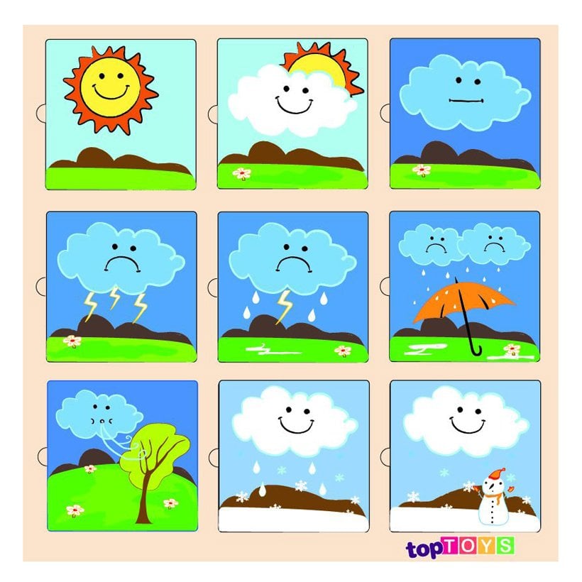 Hava Durumu (Anaokulu Mevsimler Eğitici Oyuncak)