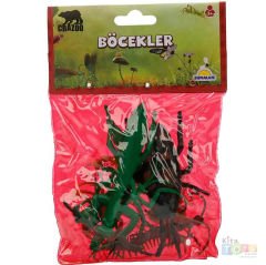 Böcekler Seti (Oyuncak Hayvanlar) Poşetli