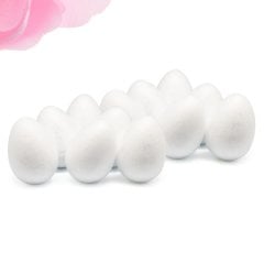 Köpük Yumurta 8 cm Adet (Sanat Malzemeleri)
