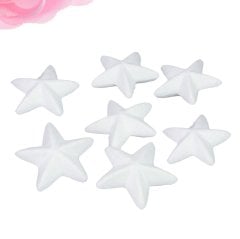 Köpük Yıldız 5 cm 60 Adet (Strafor Sanat Malzemeleri)
