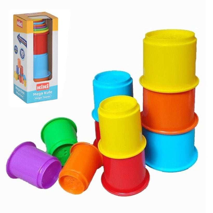 Mega Kule 10 Parça (1610 Kreş Oyuncakları)