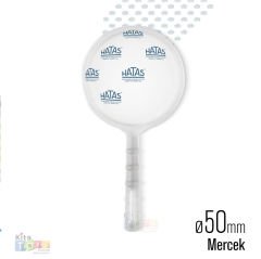 Plastik Büyüteç 50 mm (Plastik Sap, Çerçeve, Mercek) Hatas