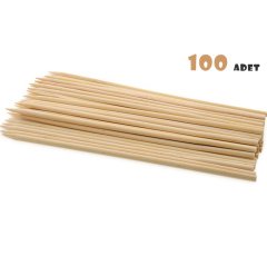 Çöp Şiş Çubuğu 2,5 mm Kalınlık 90'Lı (25 cm STANDART) Etkinlik Çubukları