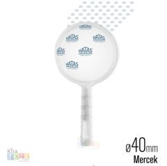 Plastik Büyüteç 40 mm (Plastik Sap, Çerçeve, Mercek) Hatas