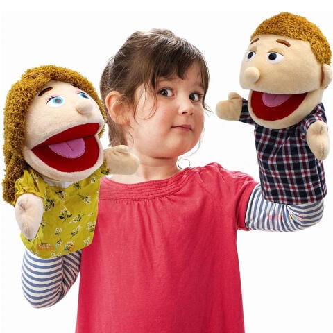 El Kuklası BABA Figürü Ağzı Hareketli (Drama Merkezi Aile)