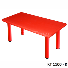 Kral Masa Metal Ayak Kırmızı