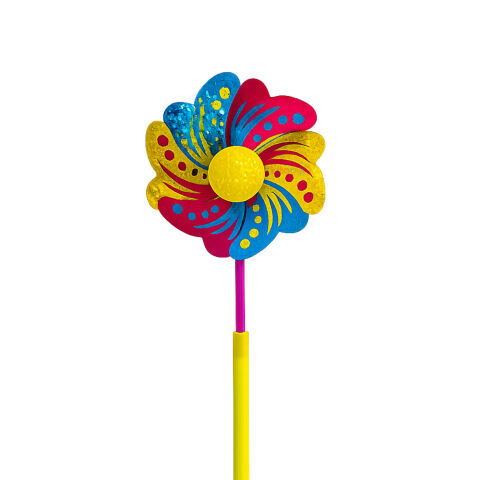 Rüzgar Gülü 6 Kanat 9 cm Çap (Baskılı Figürlü Oyuncak)