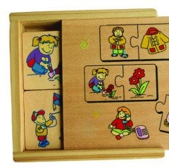 Bağlantı Kurma 2 (Anaokulu Ahşap Oyuncaklar)