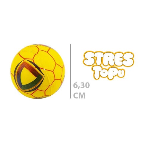 Stres Topu 12'Li Soft Renkli Desenli (Toptan Karne Hediyesi)