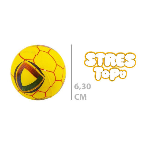 Stres Topu 12'Li Soft Renkli Desenli (Toptan Karne Hediyesi)