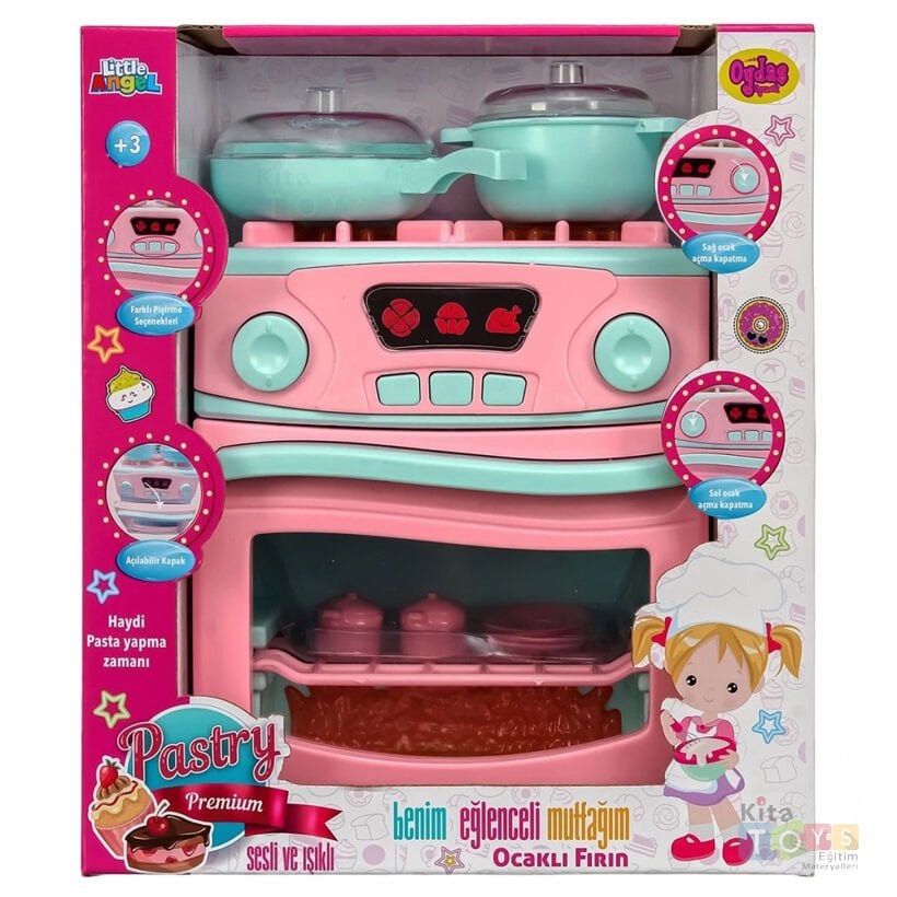 Fırınlı Ocak Pilli (Anaokulu Oyuncak Mutfak Setleri) 02609
