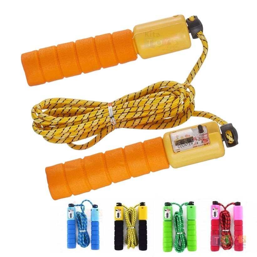 Ayarlanabilir Atlama İpi - Sayaçlı 2 Metre (Anaokulu Spor Oyun Malzemeleri)