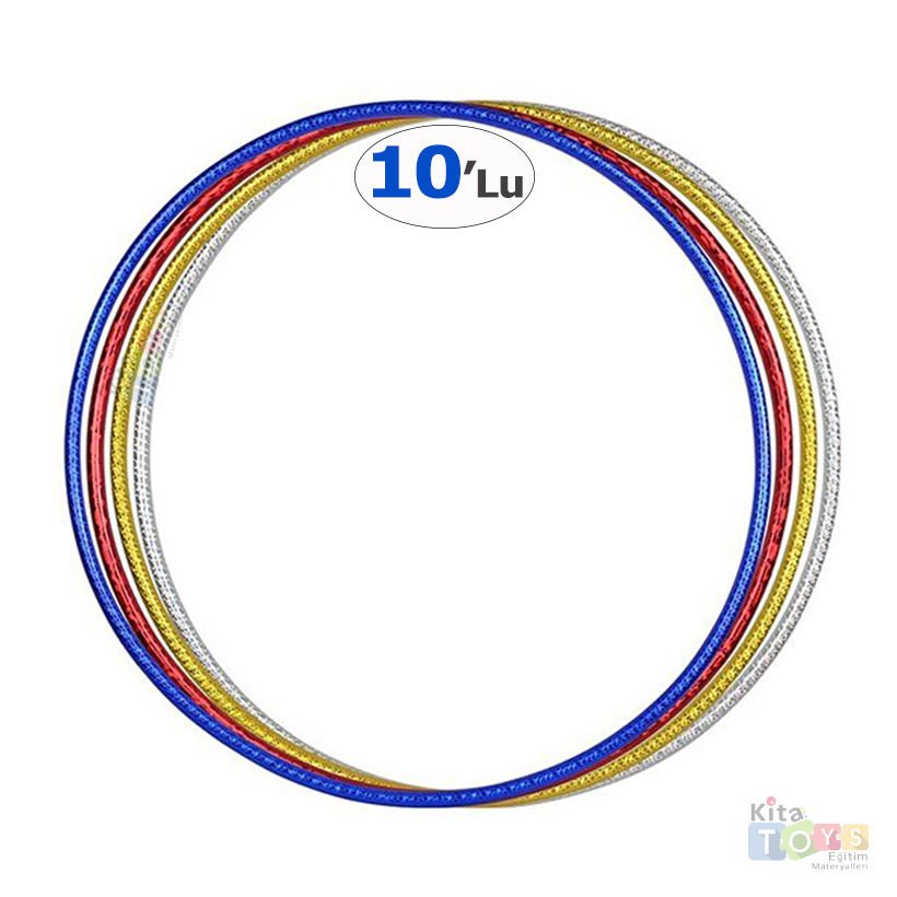 Hula Hoop (10 Adet) Ø 50 cm (Anaokulu Spor Oyun Koordinasyon HulaHop)