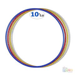 Hula Hoop (10 Adet) Ø 50 cm (Anaokulu Spor Oyun Koordinasyon HulaHop)