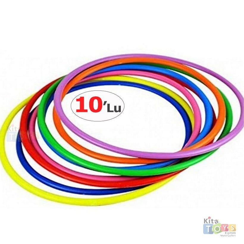 HulaHop (10 Adet) Ø 50 cm (Koordinasyon Çemberi Hula Hop)