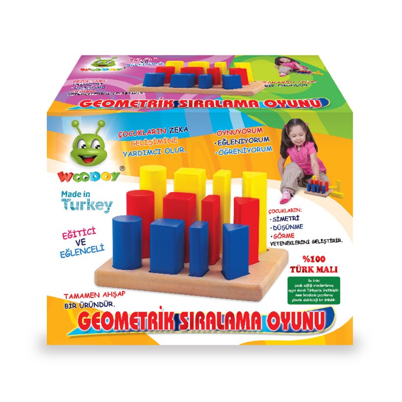 Geometrik Şekilli Sıralama (Büyükten Küçüğe Sıralama)