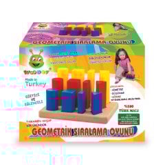 Geometrik Şekilli Sıralama (Büyükten Küçüğe Sıralama)