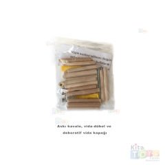 Çam Ağacı Müzik Köşesi-Aletler DAHİL Ağaç