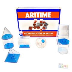 Geometrik Cisimler Sıvı Ölçüm Seti 13 Parça (Hacim Şekiller Takımı)
