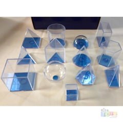 Geometrik Cisimler Sıvı Ölçüm Seti 13 Parça (Hacim Şekiller Takımı)
