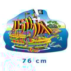 Korsan Gemisi (DEV BOY) Puzzle (Anaokulu Oyuncak)