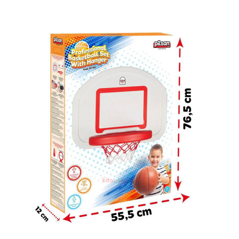 Duvar Basketbol Potası Seti Askılı (Profesyonel) Pilsan 03 389