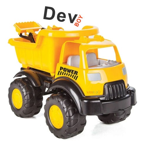 Power İş Makinalı Kamyon 2 li (DEV Araç) Kara Taşıtı Oyuncak 06518