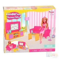 Linda'nın Oturma Odası Oyun Seti (Mini Salon Evcilik Oyuncakları) 03717