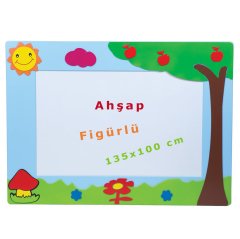 İlkbahar Figürlü 135x100 Yazı Tahtası
