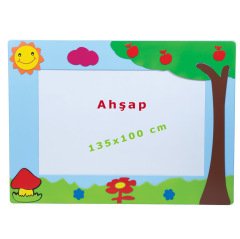 İlkbahar Figürlü 135x100 Yazı Tahtası