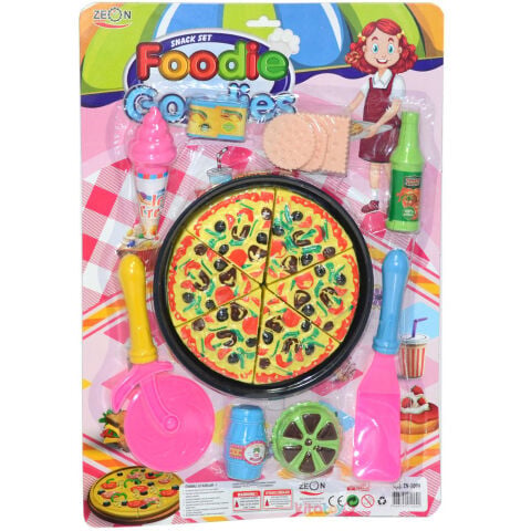 Pizza Seti 17 Parça (Oyuncak Yemek-Yiyecek) 3099