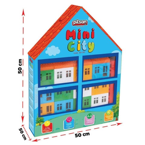 Mini Kent 34 Parça (Anaokulu Oyuncakları) Lego
