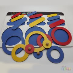 Ahşap Halkalar (Anaokulu Kreş Oyuncakları) Sıralama Puzzle