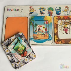 Mevsimler 12 Parça (Anaokulu Kavram Oyuncakları) Puzzle