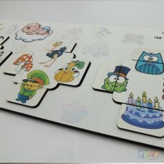 Parçasını Tamamla Ahşap Puzzle (Kreş Anaokulu Oyuncakları)