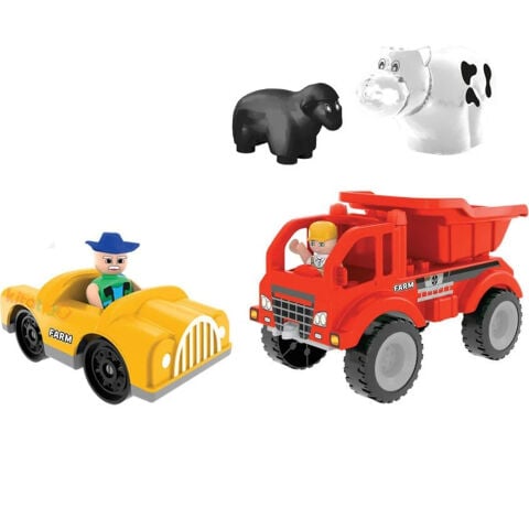 Double Blocks Çiftlik Seti 59 Parça (Meslek Araçları Lego) 03 615
