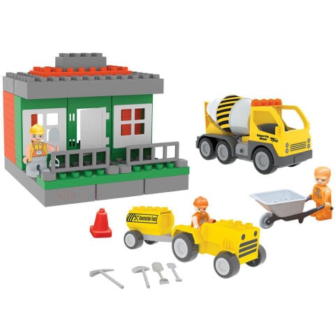 Double Blocks Transmikser Seti 49 parça (Lego Beton İnşaat Aracı) 03 611