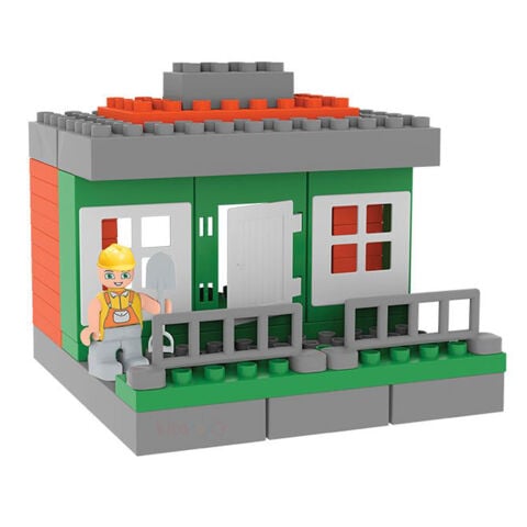 Double Blocks Transmikser Seti 49 parça (Lego Beton İnşaat Aracı) 03 611