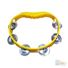 Plastik Zilli Tef  17 cm (Büyük) Orff Aletleri