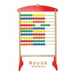 100 Lü Abaküs (Ahşap Sayı Boncuk)