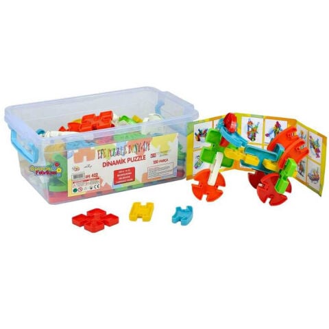 Dinamik Puzzle 120 Parça (Eğitici Building Bloklar Lego) 422
