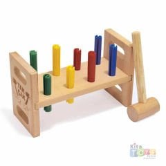 Ahşap Çak Çak (Anaokulu Oyuncak) Tak