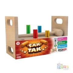 Ahşap Çak Çak (Anaokulu Oyuncak) Tak