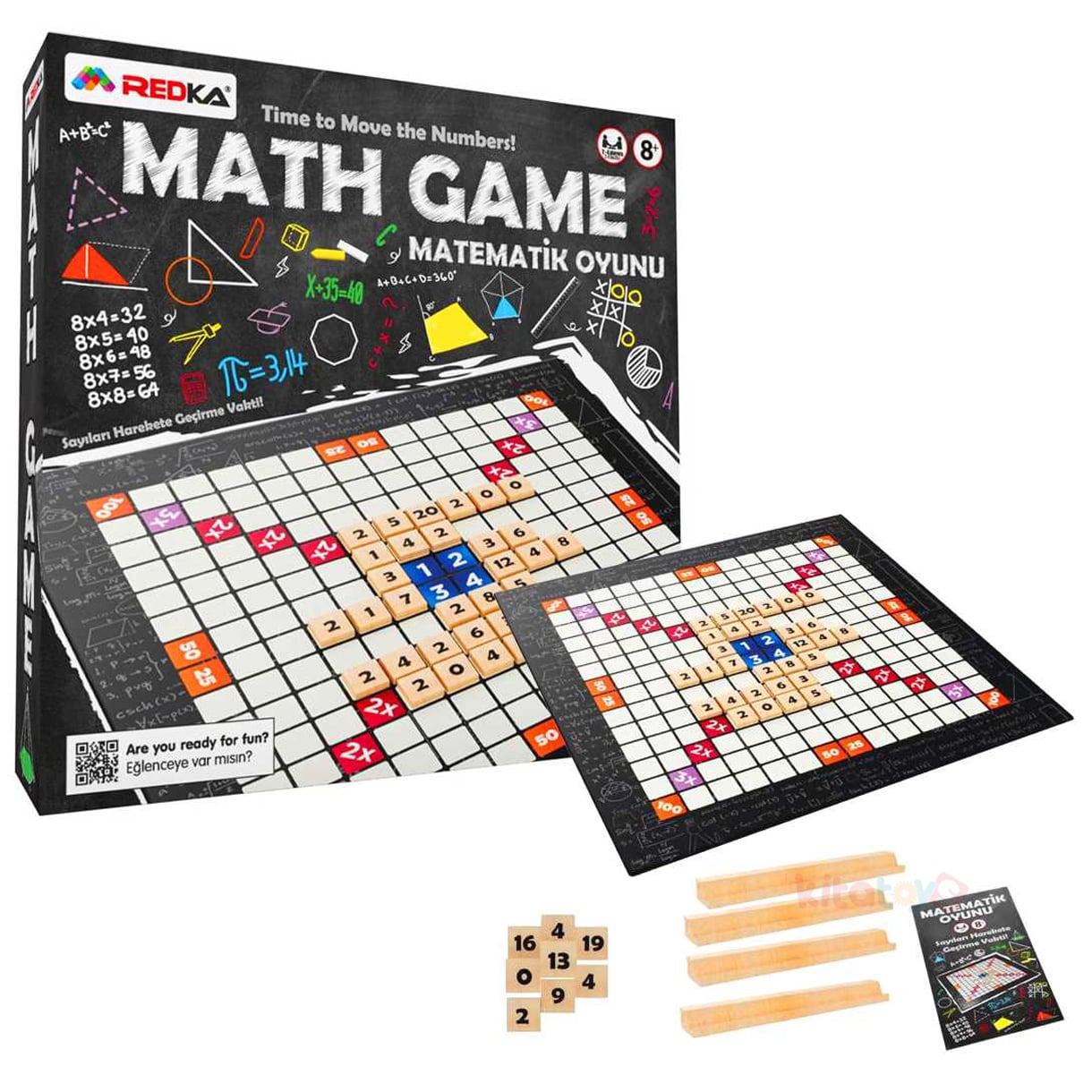 Math Game Matematik  Zeka Oyunu 8+ (Redka Akıl) RD5623